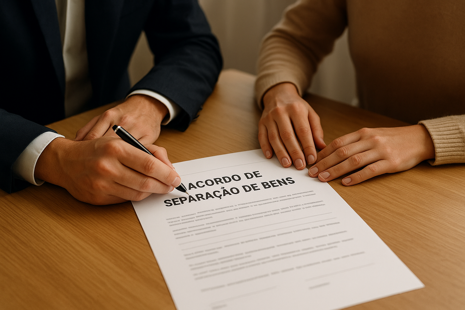 Acordo de Separação de Bens: fundamentos, validade e efeitos jurídicos